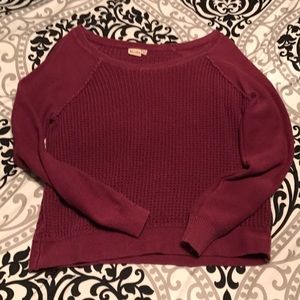 Burgundy Sweater